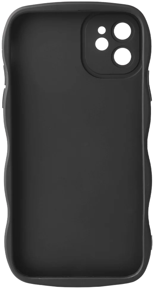 HappyCase Wavy Apple iPhone 12 Hoesje TPU Back Cover Zwart afbeelding 15