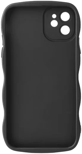 HappyCase Wavy Apple iPhone 12 Hoesje TPU Back Cover Zwart afbeelding 15