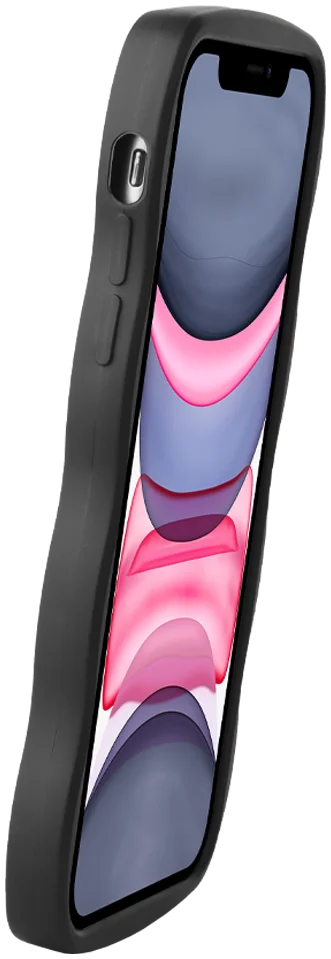 HappyCase Wavy Apple iPhone 11 Hoesje TPU Back Cover Zwart afbeelding 14