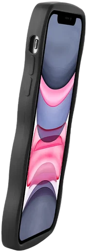 HappyCase Wavy Apple iPhone 11 Hoesje TPU Back Cover Zwart afbeelding 14
