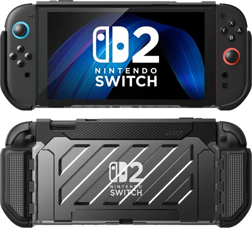 SUPCASE UB Pro Nintendo Switch 2 Hoesje Schokbestendig - Afneembare Joycon Zwart afbeelding 3