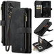 CaseMe C30 Samsung Galaxy S25 Hoesje Pasjeshouder Book Case Zwart afbeelding 11
