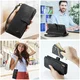 CaseMe C30 Samsung Galaxy S25 Hoesje Pasjeshouder Book Case Zwart afbeelding 7