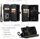 CaseMe C30 Samsung Galaxy S25 Hoesje Pasjeshouder Book Case Zwart afbeelding 3