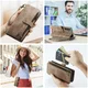 CaseMe C30 Samsung Galaxy S25 Hoesje Pasjeshouder Book Case Bruin afbeelding 7