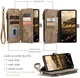 CaseMe C30 Samsung Galaxy S25 Hoesje Pasjeshouder Book Case Bruin afbeelding 3