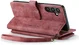 CaseMe C30 Samsung Galaxy S25 Hoesje Pasjeshouder Book Case Rood afbeelding 12