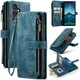 CaseMe C30 Samsung Galaxy S25 Hoesje Pasjeshouder Book Case Blauw afbeelding 11