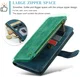 CaseMe C30 Samsung Galaxy S25 Hoesje Pasjeshouder Book Case Blauw afbeelding 5