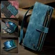 CaseMe C30 Samsung Galaxy S25 Hoesje Pasjeshouder Book Case Blauw afbeelding 9