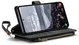 CaseMe C30 Samsung Galaxy S25 Plus Hoesje Pasjeshouder Book Case Zwart afbeelding 12