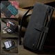 CaseMe C30 Samsung Galaxy S25 Plus Hoesje Pasjeshouder Book Case Zwart afbeelding 9