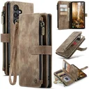 CaseMe C30 Samsung Galaxy S25 Plus Hoesje Pasjeshouder Book Case Bruin