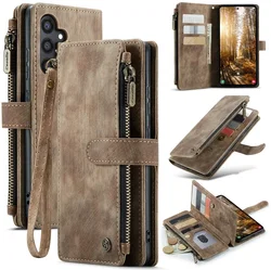 CaseMe C30 Samsung Galaxy S25 Plus Hoesje Pasjeshouder Book Case Bruin afbeelding