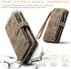 CaseMe C30 Samsung Galaxy S25 Plus Hoesje Pasjeshouder Book Case Bruin afbeelding 4