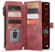 CaseMe C30 Samsung Galaxy S25 Plus Hoesje Pasjeshouder Book Case Rood