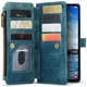 CaseMe C30 Samsung Galaxy S25 Plus Hoesje Pasjeshouder Book Case Blauw afbeelding 1