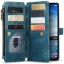 CaseMe C30 Samsung Galaxy S25 Plus Hoesje Pasjeshouder Book Case Blauw
