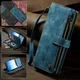 CaseMe C30 Samsung Galaxy S25 Plus Hoesje Pasjeshouder Book Case Blauw afbeelding 10