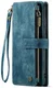 CaseMe C30 Samsung Galaxy S25 Plus Hoesje Pasjeshouder Book Case Blauw afbeelding 2