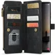 CaseMe C30 Samsung Galaxy S25 Ultra Hoesje Pasjeshouder Book Case Zwart
