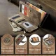 CaseMe C30 Samsung Galaxy S25 Ultra Hoesje Pasjeshouder Book Case Bruin afbeelding 8