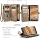 CaseMe C30 Samsung Galaxy S25 Ultra Hoesje Pasjeshouder Book Case Bruin afbeelding 3