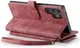 CaseMe C30 Samsung Galaxy S25 Ultra Hoesje Pasjeshouder Book Case Rood afbeelding 12