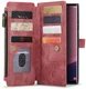 CaseMe C30 Samsung Galaxy S25 Ultra Hoesje Pasjeshouder Book Case Rood afbeelding 1