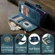 CaseMe C30 Samsung Galaxy S25 Ultra Hoesje Pasjeshouder Book Case Blauw afbeelding 8