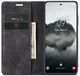 CaseMe 013 Samsung Galaxy S25 Hoesje Book Case met Standaard Zwart