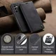 CaseMe 013 Samsung Galaxy S25 Hoesje Book Case met Standaard Zwart afbeelding 9