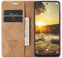 CaseMe 013 Samsung Galaxy S25 Hoesje Book Case met Standaard Bruin