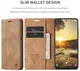 CaseMe 013 Samsung Galaxy S25 Hoesje Book Case met Standaard Bruin afbeelding 3