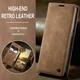 CaseMe 013 Samsung Galaxy S25 Hoesje Book Case met Standaard Bruin afbeelding 5