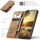 CaseMe 013 Samsung Galaxy S25 Hoesje Book Case met Standaard Bruin afbeelding 7