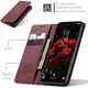 CaseMe 013 Samsung Galaxy S25 Hoesje Book Case met Standaard Rood afbeelding 10