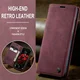 CaseMe 013 Samsung Galaxy S25 Hoesje Book Case met Standaard Rood afbeelding 11