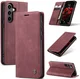 CaseMe 013 Samsung Galaxy S25 Hoesje Book Case met Standaard Rood afbeelding 2