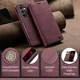 CaseMe 013 Samsung Galaxy S25 Hoesje Book Case met Standaard Rood afbeelding 9