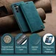 CaseMe 013 Samsung Galaxy S25 Hoesje Book Case met Standaard Blauw afbeelding 9