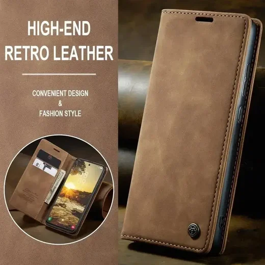 CaseMe 013 Samsung Galaxy S25 Plus Hoesje Book Case met Standaard Bruin afbeelding 10