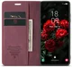 CaseMe 013 Samsung Galaxy S25 Plus Hoesje Book Case met Standaard Rood