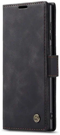 CaseMe 013 Samsung Galaxy S25 Ultra Hoesje Book Case met Standaard Zwart afbeelding 12