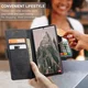 CaseMe 013 Samsung Galaxy S25 Ultra Hoesje Book Case met Standaard Zwart afbeelding 3