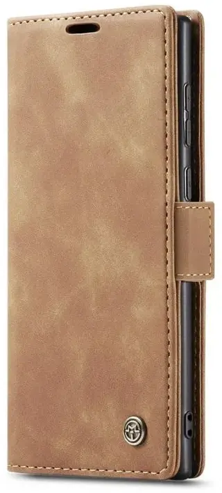 CaseMe 013 Samsung Galaxy S25 Ultra Hoesje Book Case met Standaard Bruin afbeelding 12