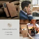 CaseMe 013 Samsung Galaxy S25 Ultra Hoesje Book Case met Standaard Bruin afbeelding 6