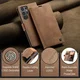 CaseMe 013 Samsung Galaxy S25 Ultra Hoesje Book Case met Standaard Bruin afbeelding 8