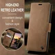 CaseMe 013 Samsung Galaxy S25 Ultra Hoesje Book Case met Standaard Bruin afbeelding 9