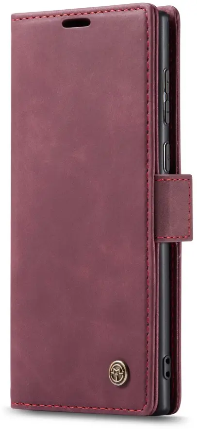 CaseMe 013 Samsung Galaxy S25 Ultra Hoesje Book Case met Standaard Rood afbeelding 12